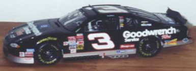 1:18 scale model of his 2001 car