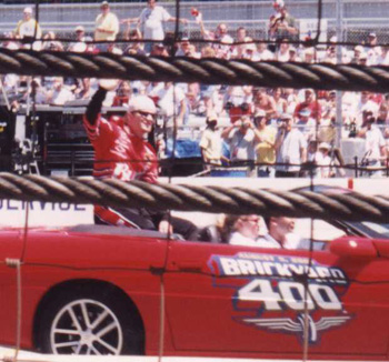 Dale Earnhardt, Jr. at the 2001 Brickyard