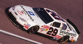 Kevin started 36 and finished 14 in his 1st Winston Cup start in the "new" look Goodwrench car.  Copyright and courtesy of RCR