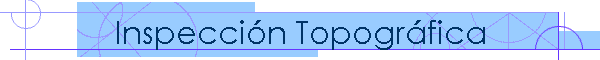 Inspecci�n Topogr�fica