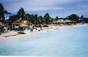 Looking back at the shoreline of Playa del Carmen.