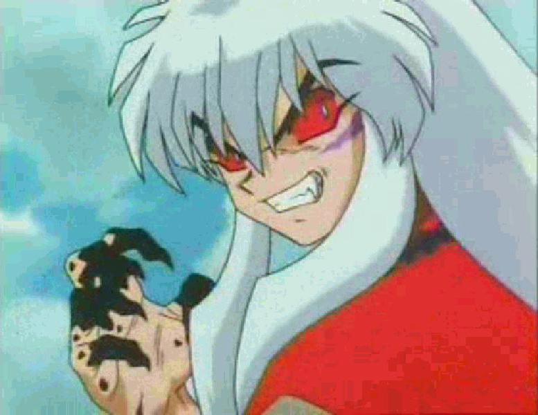 Inuyasha as a demon