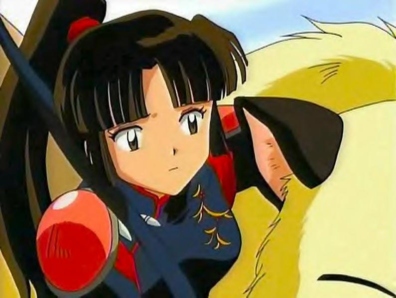 Sango, and part of Kirara's ear...o_O