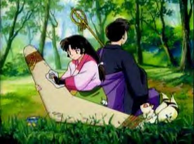 Sango keeps her boomerang well waxed.