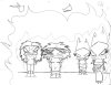 Extremely anger (From left to right) Joelle, Stacia, Feusci and Qumiza.