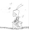 HUGE picture! Be warned...it's Tawny (Patt-poo's FANIrken...DO NOT STEAL) looking sad and depressed. What is she sitting on? Oh, a...stump thing.
