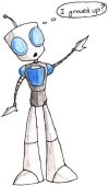 This is by FAR the cutest picture of GIR I've EVER seen!
