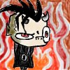 Pepito from SQUEE by Jhonen Vasquez drawn on Oekaki colored on Paint Shop Pro.