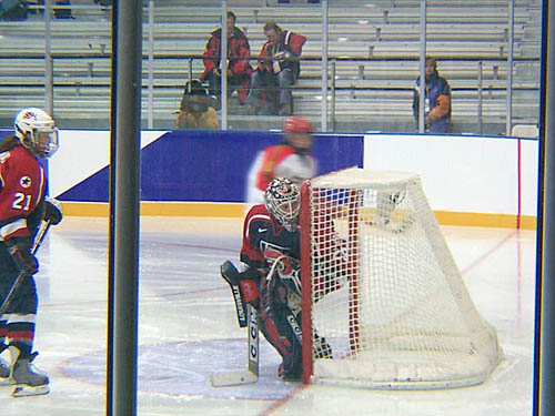 Sarah Teuting and Cammi Granato