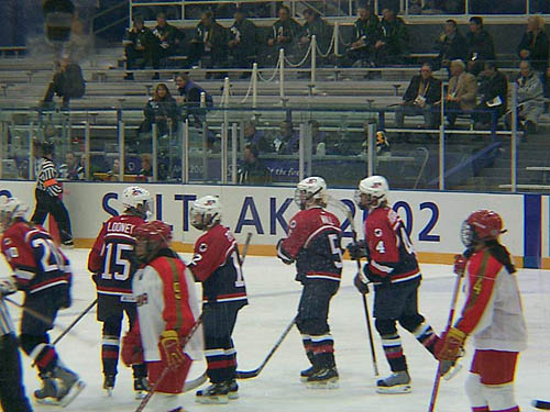 Shelley Looney, Jenny Potter, Lyndsay Wall, and Angela Ruggiero