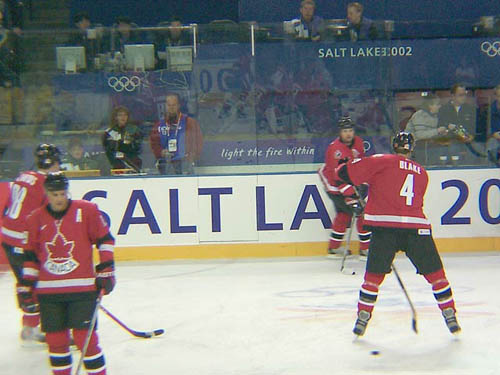 Eric Lindros, Steve Yzerman, and Rob Blake
