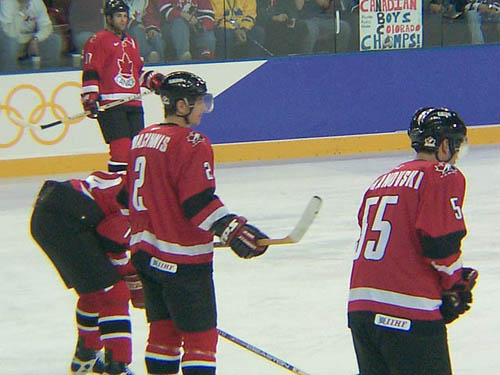 Al Macinnis and Ed Jovanoski