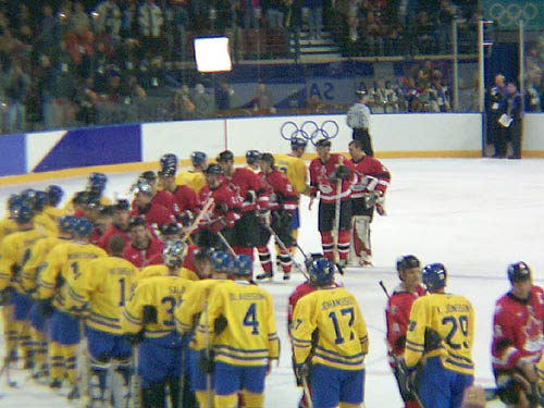 Team Canada vs Sweden