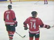 Rob Blake and Theoren Fleury