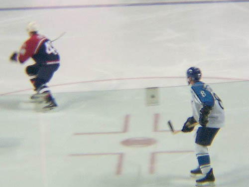 Scott Young and Teemu Selanne