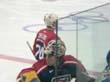 Chris Chelios and Mike Dunham