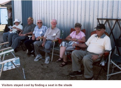 in the shade