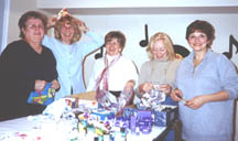 filling good grooming bags