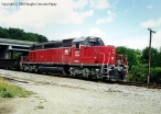 Indiana & Ohio Railway SD40-2 #4084 at Maitland US40 underpass Springfield, OH