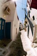Narrow white washed streets