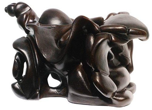 Forme di animale - terracotta con patina bronzea, cm.32x40x15, A. 2000