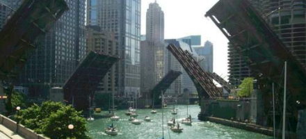 bridges over the chicago river