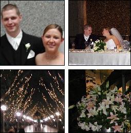 window to a wedding