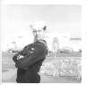 Joe Tucker on base in San Diego soon after reporting for duty