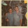 Leo Gonzales and Joe Tucker in fireroom