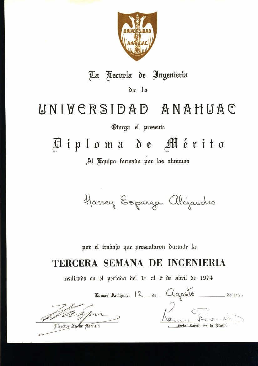 Diploma al Merito