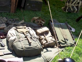 Back packs were your home, pantry, etc.