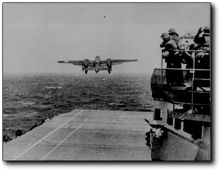 Doolittle's Raid begins. (National Archives)