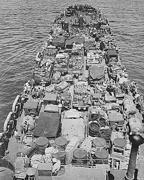 A never ending supply helped the Allies defeat the Axis all around the world.