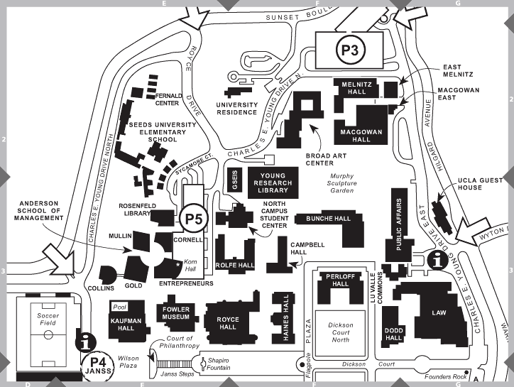 Ucla Campus Map Rolfe Hall United States Map