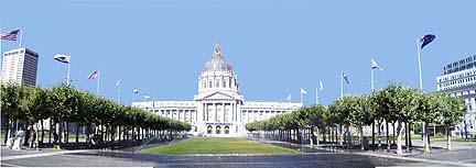 San Francisco City Hall panorama