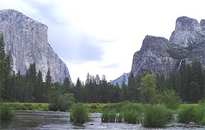 El Capitan, Bridalveil Falls and Merced River