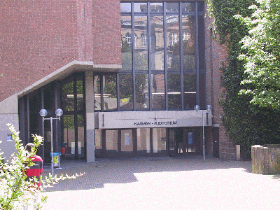 il Karmanauditorium dove si svolge il corso di tedesco 