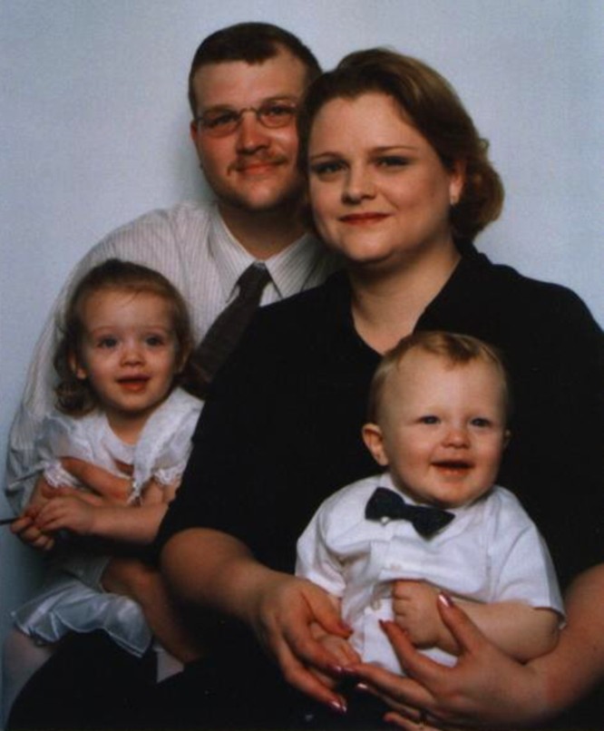 Dave Sr., Julie, Audrey and David II