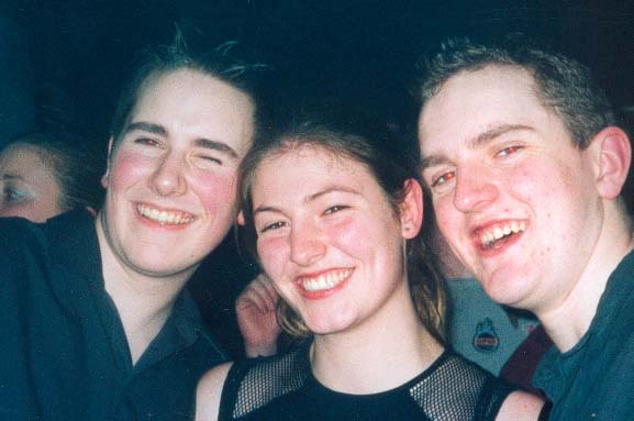 John, Claire and Davie Stewart.
