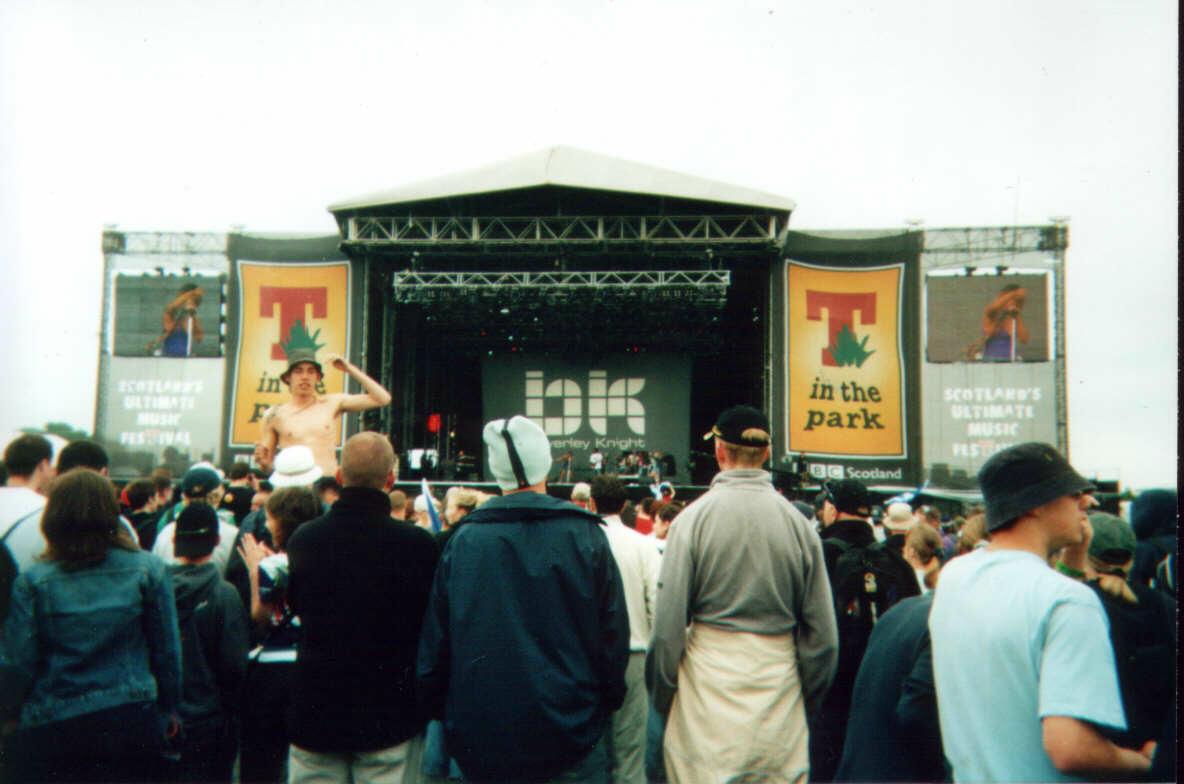 Beverley Knight on stage.