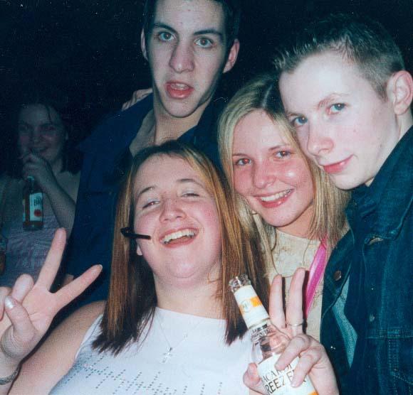 Davie Mackie, Susie, Ali and Collette.