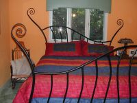 Organic Iron scroll bed