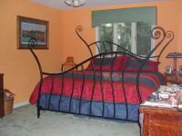 Organic Iron scroll bed