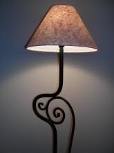 Scroll lamp detail