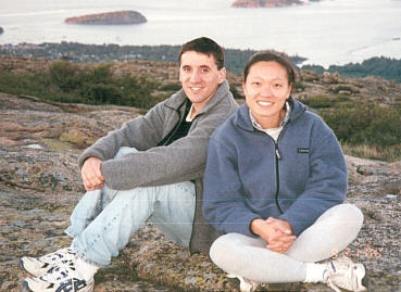 Dee & Brian 9/21/00 -- Cadillac Mountain, Acadia National Park, Maine