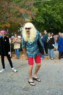 Believe it or not, this is Mr. Homer, the school principal!