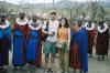 with Maasai women