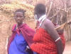 Maasai woman and baby