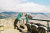 viewing the crater from lookout point