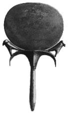 Espejo de bronce pulido